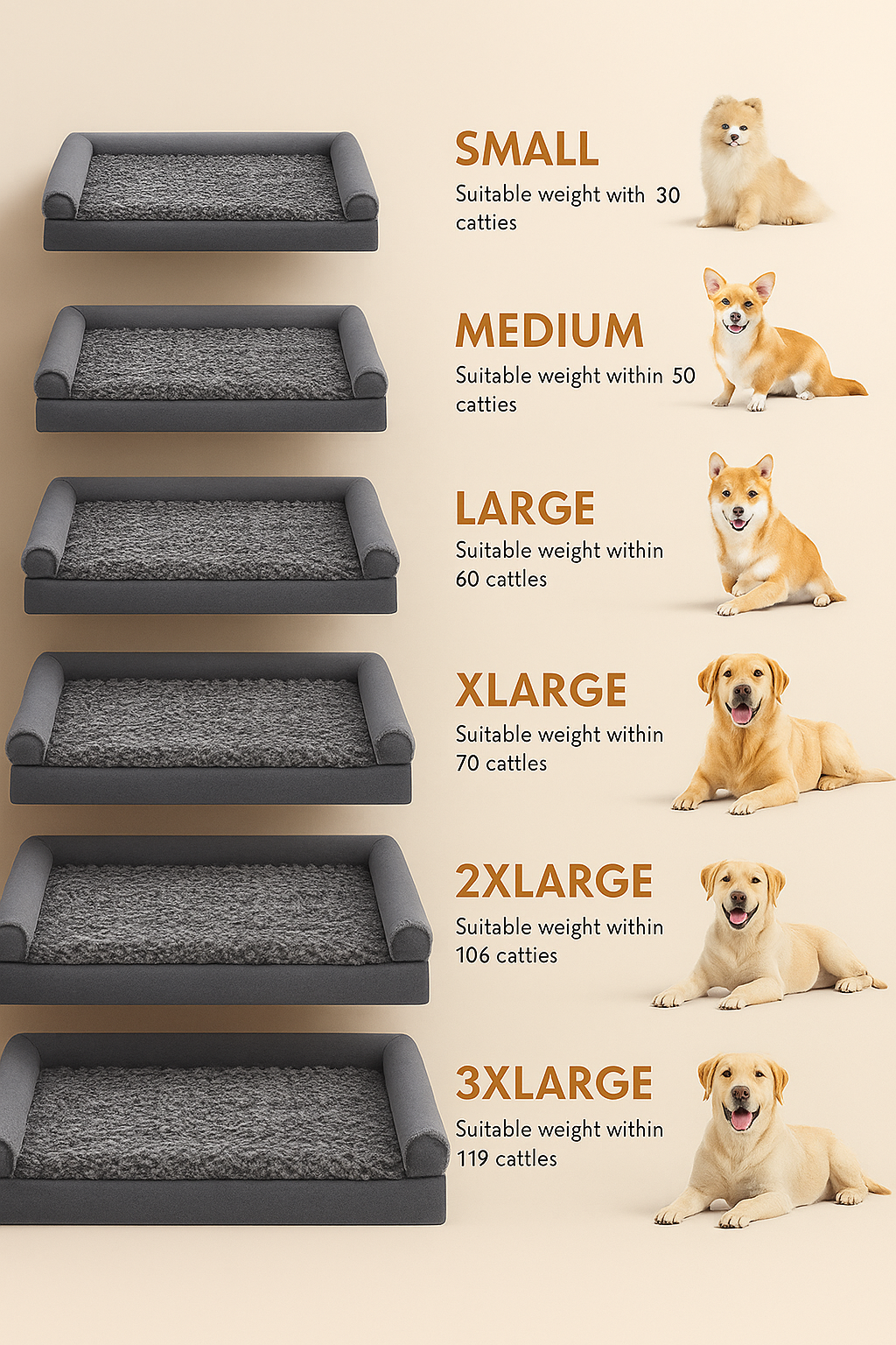 Orthopädisches Premium Hundebett – gegen Gelenkschmerzen & für tiefen Schlaf - Nest & Nuzzle