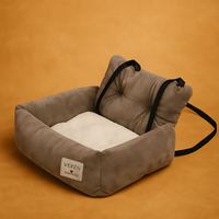 Hunde Autositz – Universelles Haustier-Autobett für sicheren & gemütlichen Transport - Nest & Nuzzle