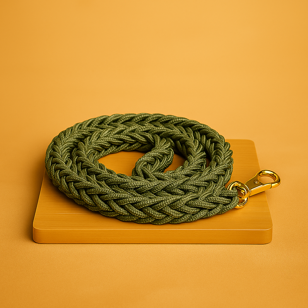 Durable Braided Leash für große Hunde (Golden Retriever & Alaskan Malamute