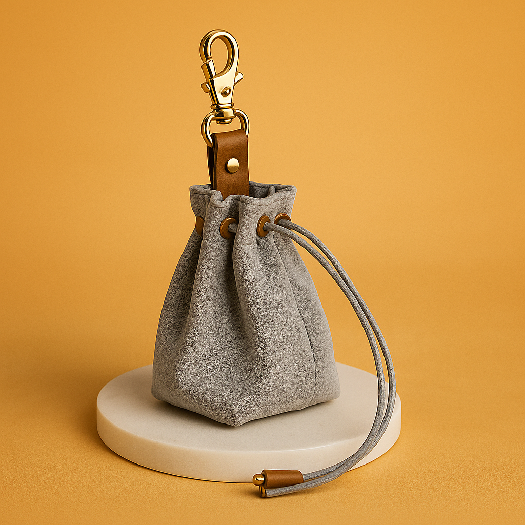 Outdoor Dog-Walking Hanging Waist Felt Grain Bag