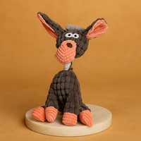 Interactive Plush Dog Toy – Cartoon Bite Resistant - Nest & Nuzzle