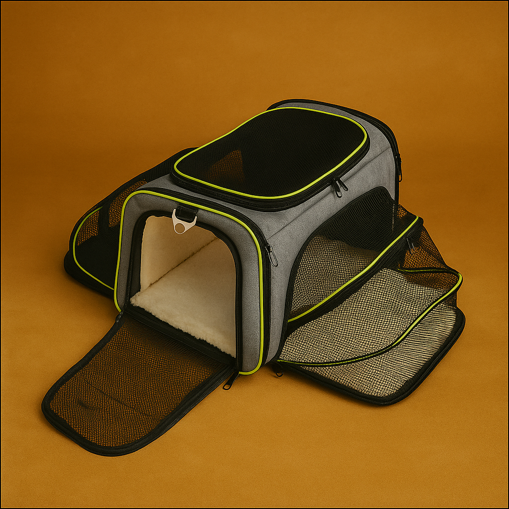 Faltbare Tragetasche für Haustiere - Portable One-Shoulder Pet Carrier Bag - Nest & Nuzzle