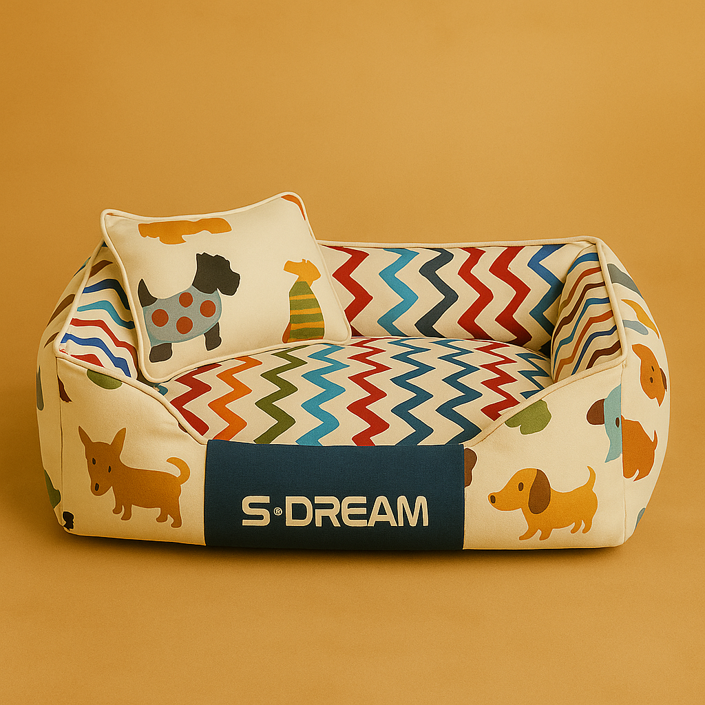 Großes, abnehmbares & waschbares Hunde- und Katzenbett – warm, weich & perfekt für Winter