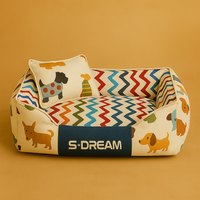 Großes, abnehmbares & waschbares Hunde- und Katzenbett – warm, weich & perfekt für Winter - Nest & Nuzzle