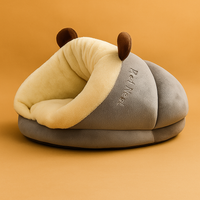 Cozy Pet Slippers Nest – Kuscheliges Haustierbett für kleine Hunde & Katzen - Nest & Nuzzle