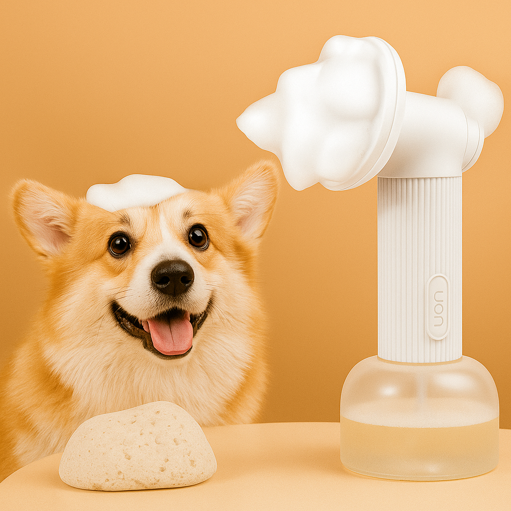 Pet Bubble Machine – Duschgel & Schaumbadmaschine für Hunde und Katzen