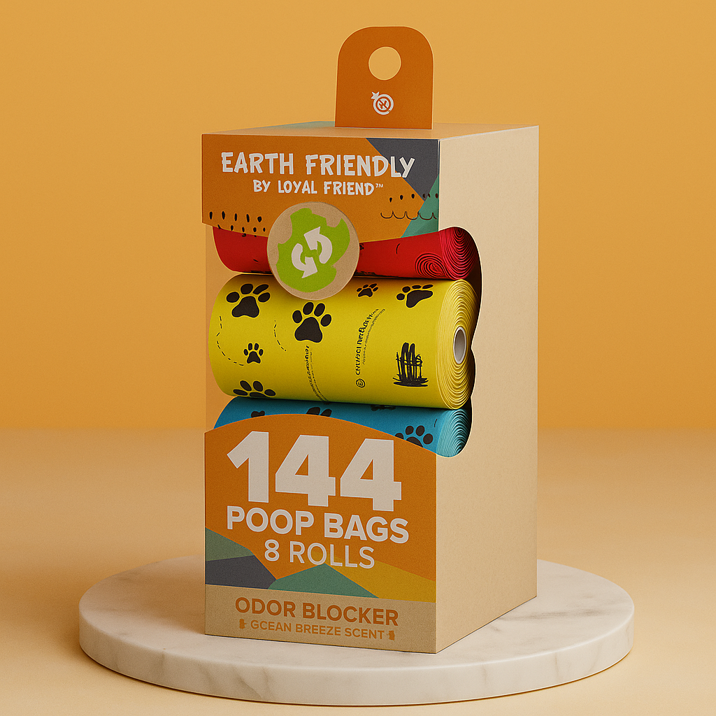 Degradable Portable Dog and Cat Poop Bags