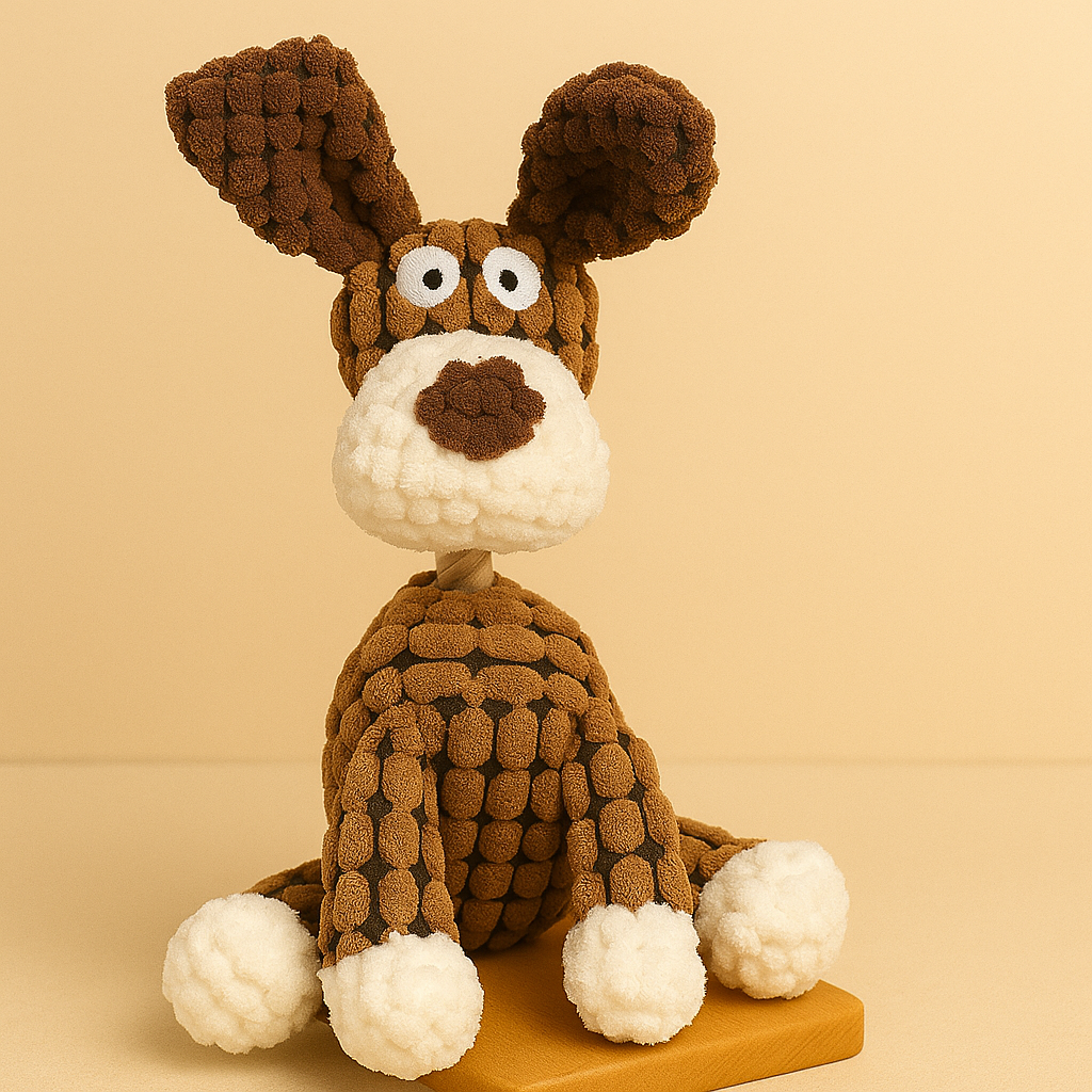 Plush Dog Molar Tooth Toy mit Sound