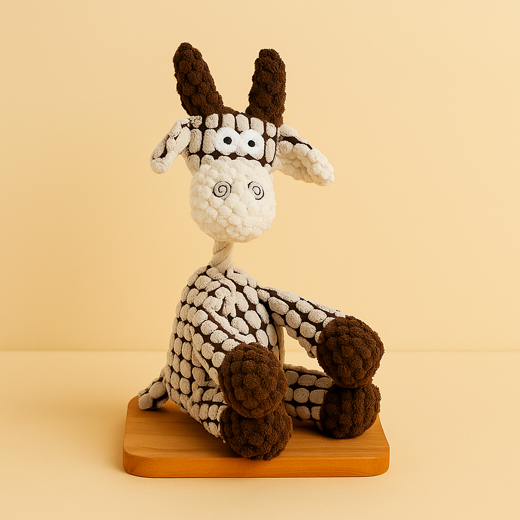 Plush Dog Molar Tooth Toy mit Sound