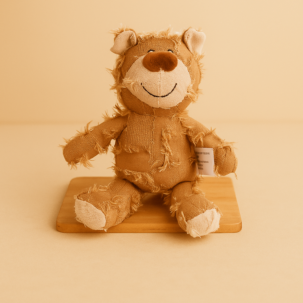 Plüsch Teddy Hundespielzeug mit Sound – Zahnpflege & Kauspielzeug für Hund