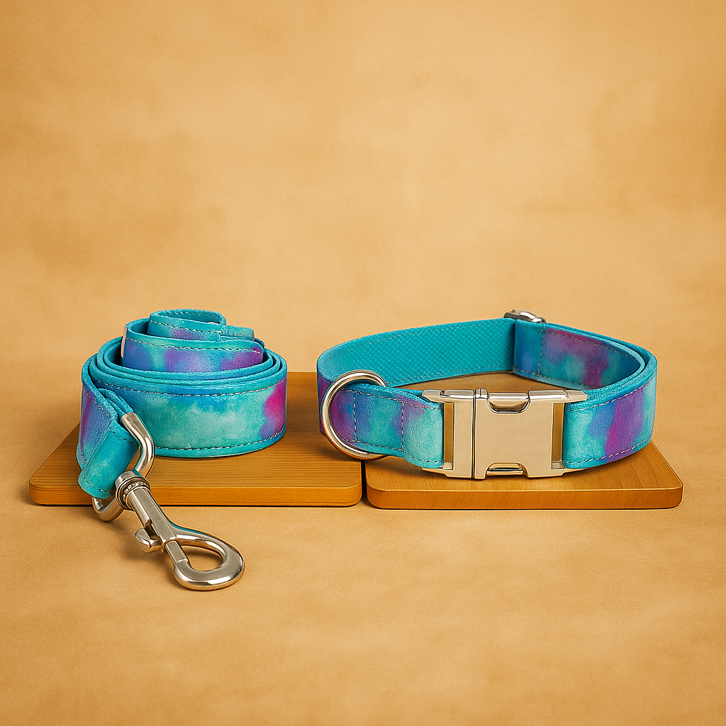 Robustes Hundehalsband mit Leine – Verstellbar, langlebig & ideal für Spaziergänge