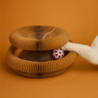 Accordion Style Cat Scratching Board Toy