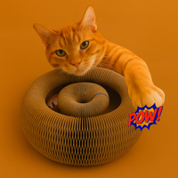 Accordion Style Cat Scratching Board Toy