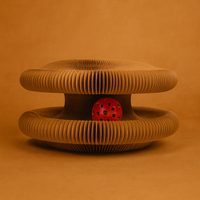 Accordion Style Cat Scratching Board Toy