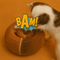 Accordion Style Cat Scratching Board Toy